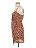 JOA Animal Print Brown Cocktail Dress Size XS - photo 5