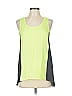 Vintage Havana 100% Polyester Green Active Tank Size L - photo 1