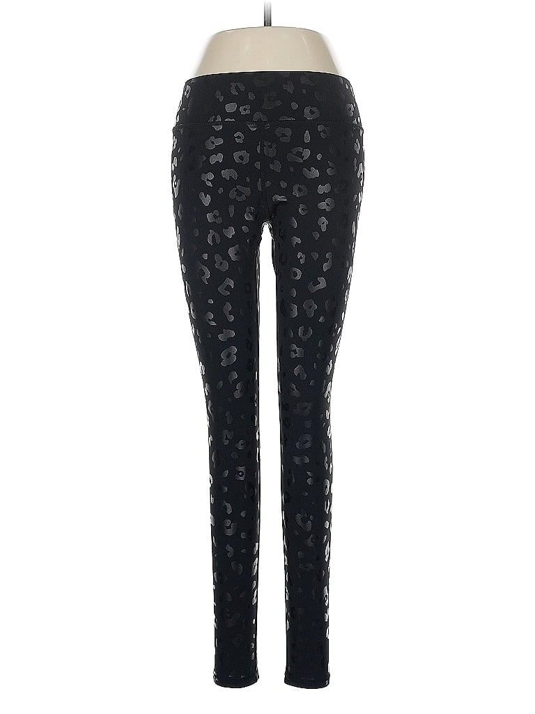 Pre-owned Terez Leggings In Black