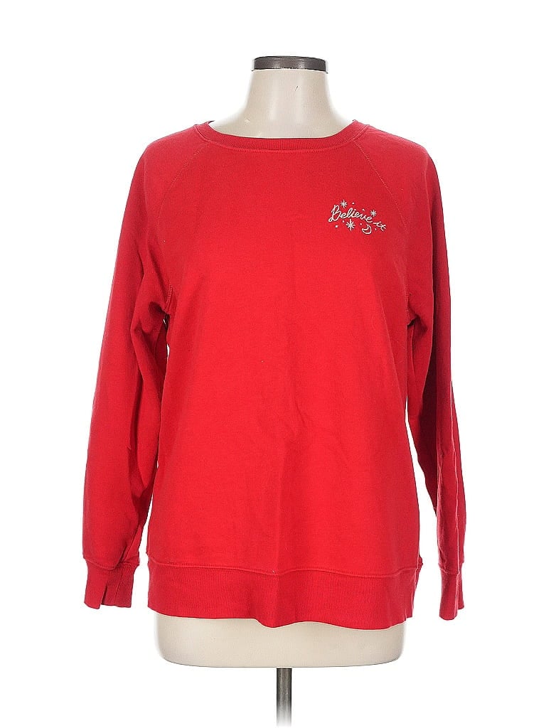 Pre-owned Old Navy Pullover Sweater In Red