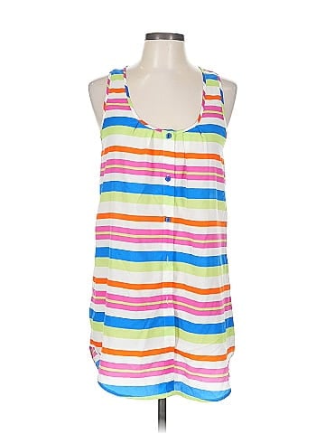 Aqua Sleeveless Blouse (view 1)