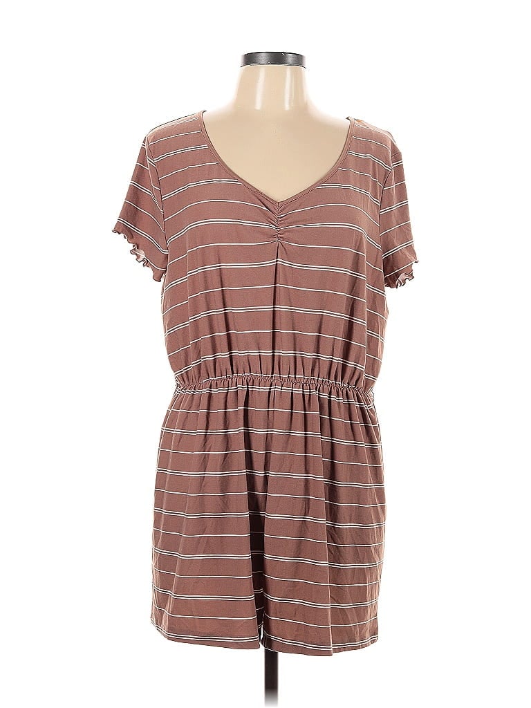 Pre-owned Sonoma Goods For Life Romper In Brown