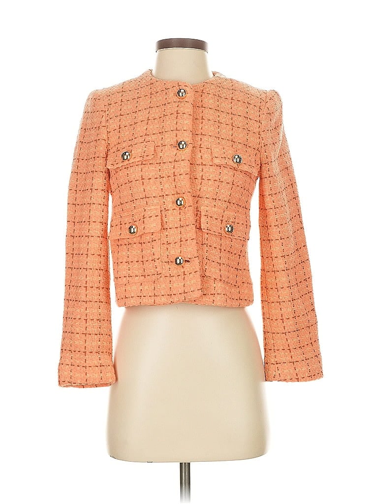 Pre-owned Mng Jacket In Orange