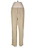 Ecru Solid Tan Casual Pants Size 10 - photo 1