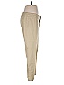 Ecru Solid Tan Casual Pants Size 10 - photo 4