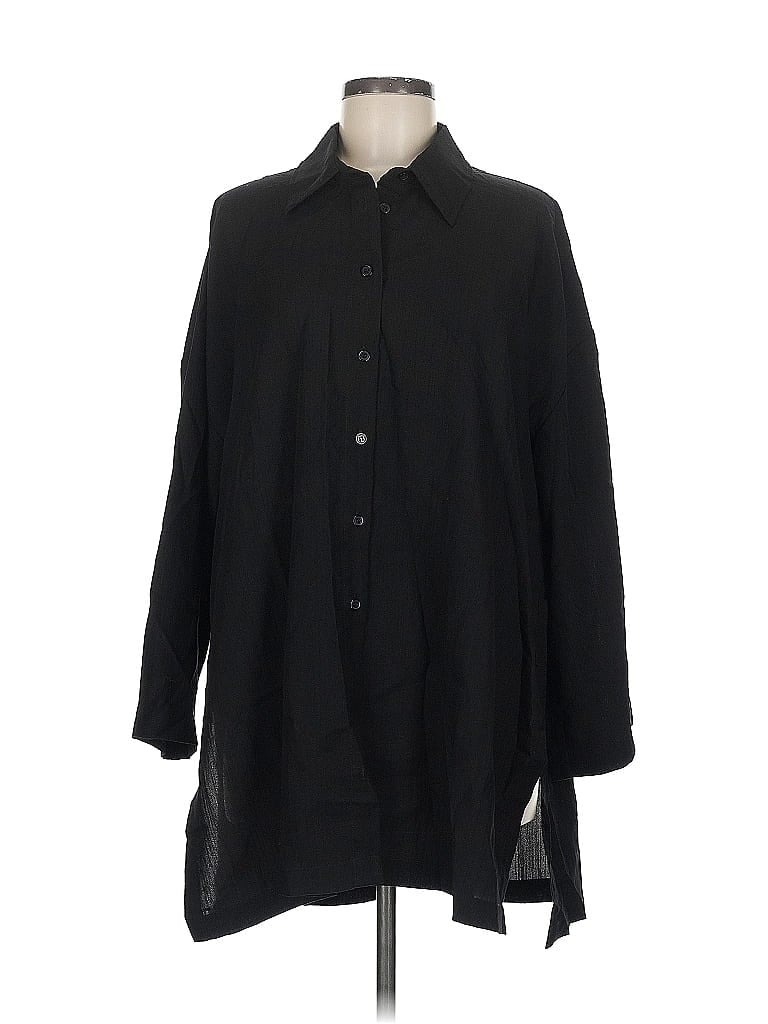 Click to view more detailed imagery on our partner's website Pre-owned Assorted Brands 3/4 Sleeve Blouse In Black