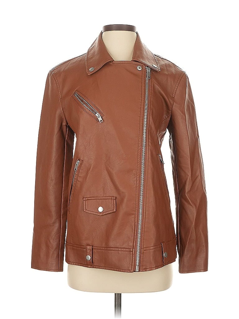 Pre-owned 7 For All Mankind Jacket In Brown