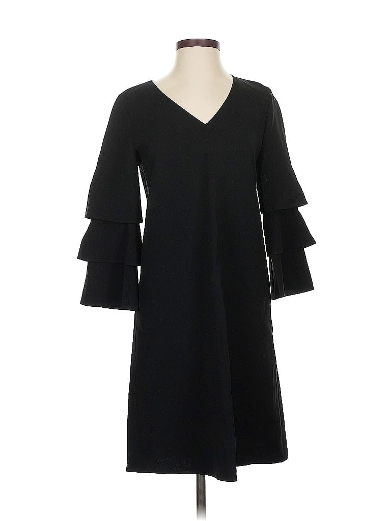 Pre-owned Lafayette 148 Casual Dress In Black