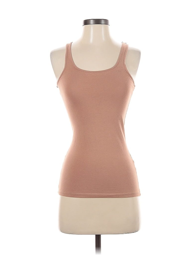 Pre-owned Primark Tank Top Brown Halter Neckline Tops