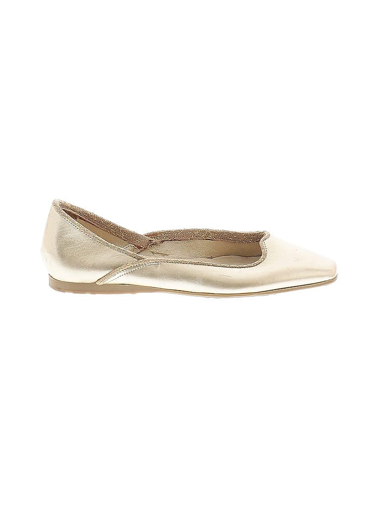 Pre-owned Jimmy Choo Flats In Gold