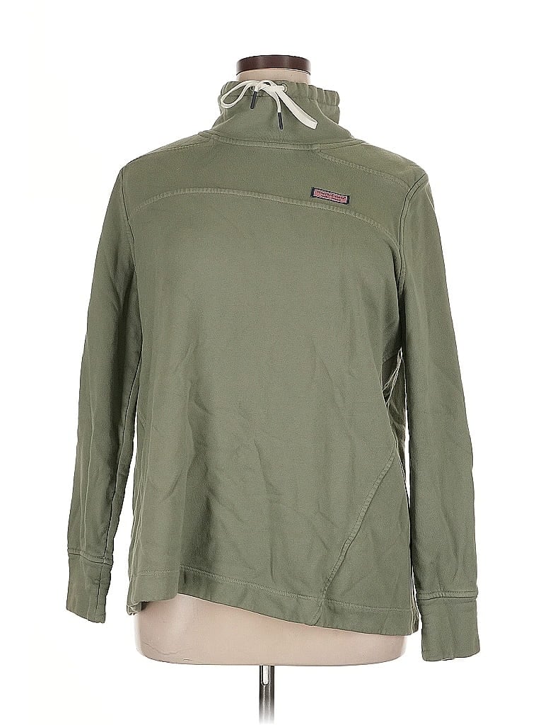 Pre-owned Vineyard Vines Sweatshirt In Green