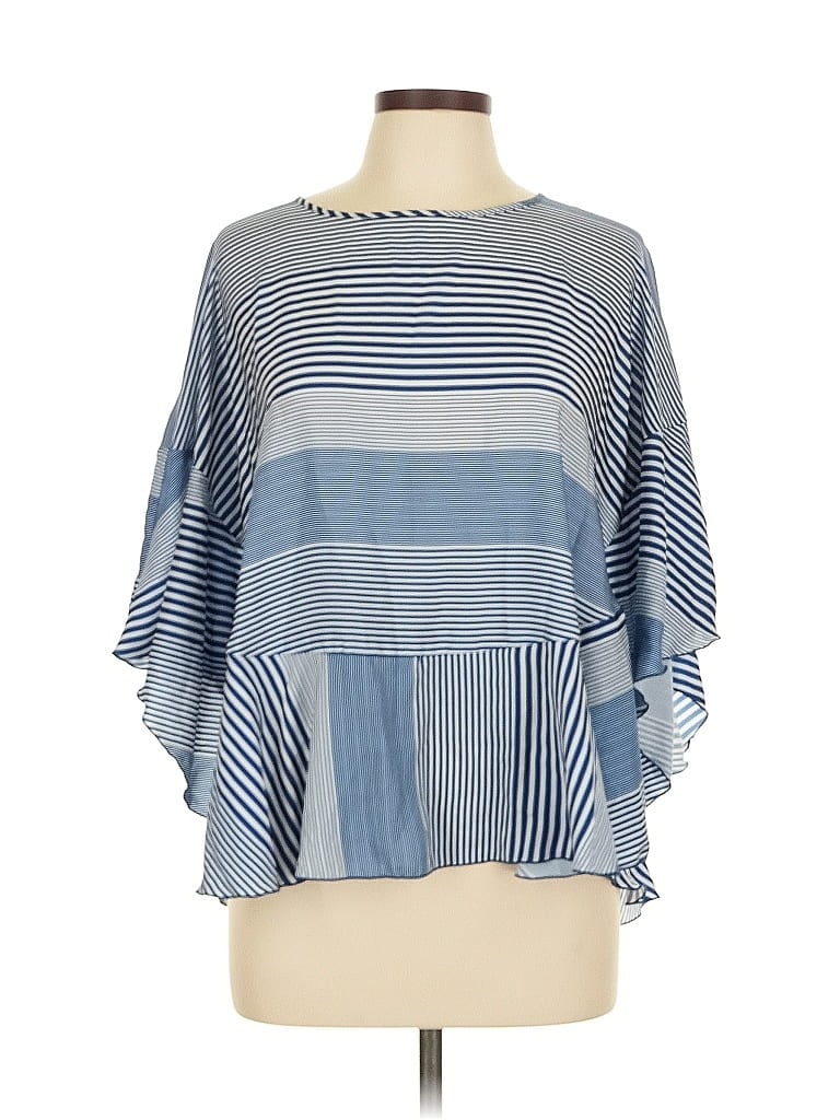 Pre-owned Banana Republic Poncho In Blue