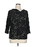 JM Collection Black 3/4 Sleeve Blouse Size 1X - photo 1