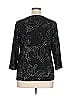 JM Collection Black 3/4 Sleeve Blouse Size 1X - photo 2