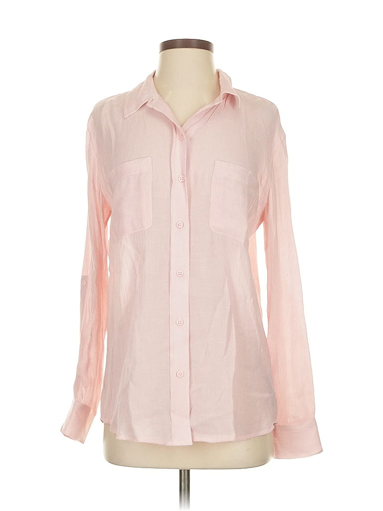 Sanctuary Long Sleeve Blouse In Pink