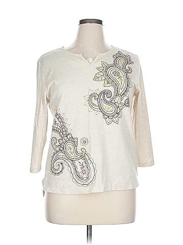 Alfred Dunner 3/4 Sleeve Top (view 1)
