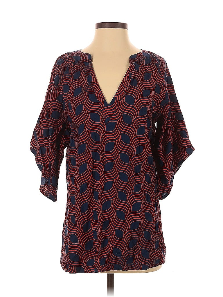 Pre-owned Escapada 3/4 Sleeve Blouse In Red