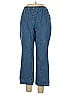 Unbranded 100% Cotton Chevron-herringbone Blue Jeans Size 10 - photo 1