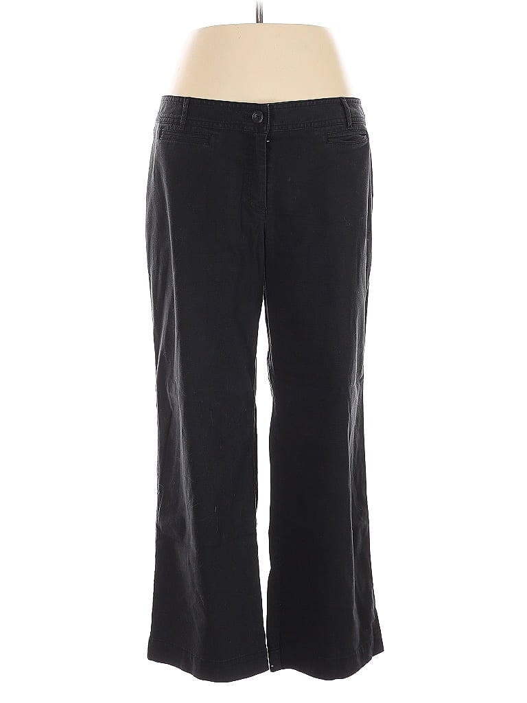 Pre-owned Jjill Dress Pants In Black
