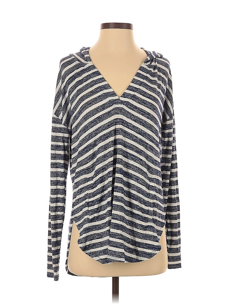 Pre-owned Banana Republic Long Sleeve Henley Shirt In Gray