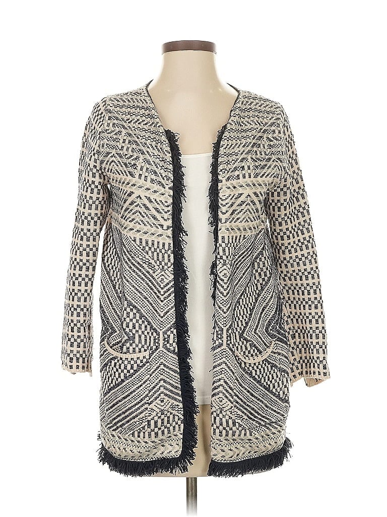 Pre-owned Lucky Brand Blazer Jacket In White