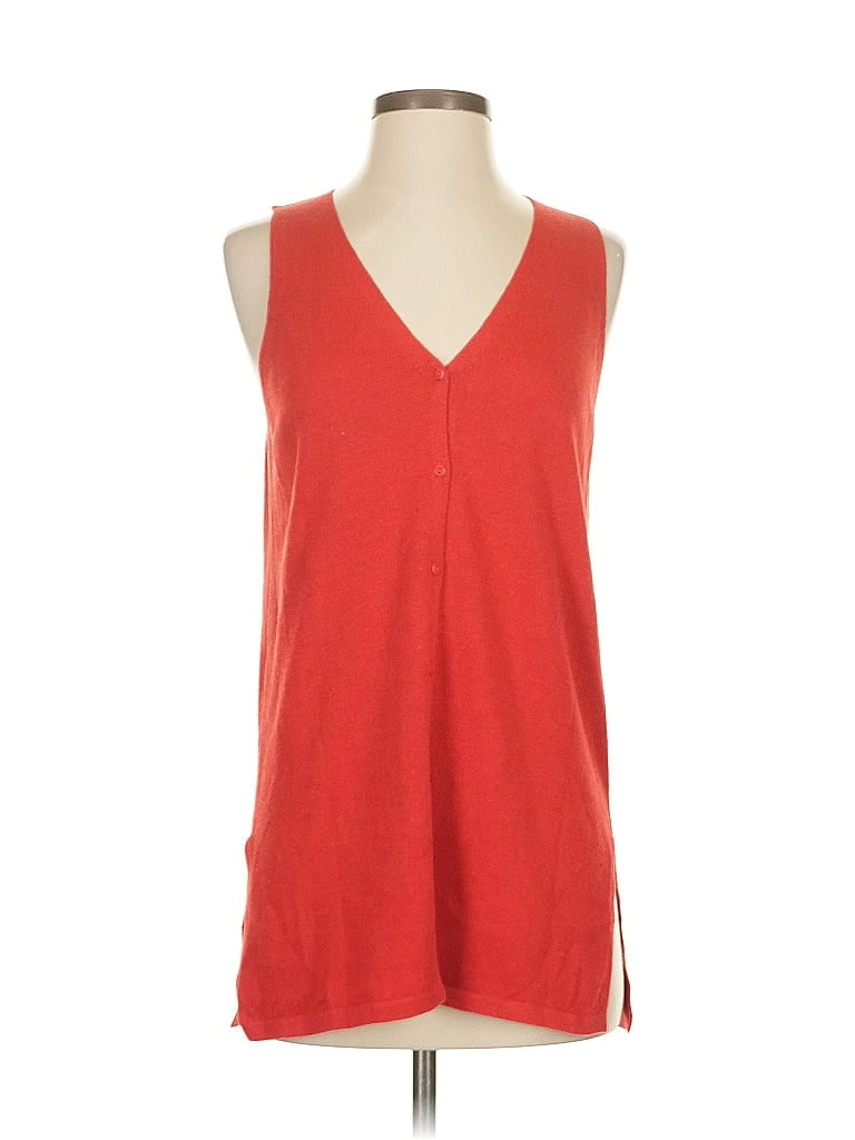 Pre-owned Mng Sweater Vest In Red