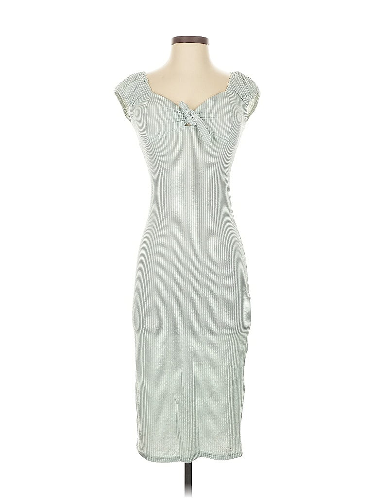 Pre-owned No Boundaries Cocktail Dress In Gray