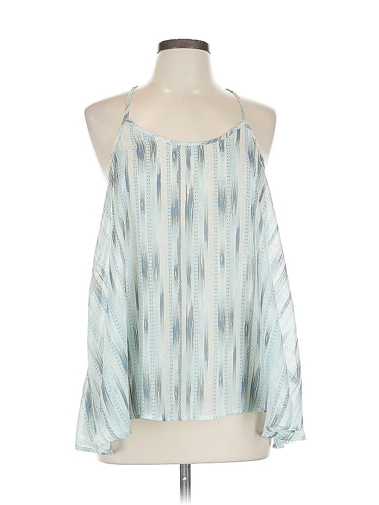 Pre-owned Stetson Sleeveless Blouse In Blue