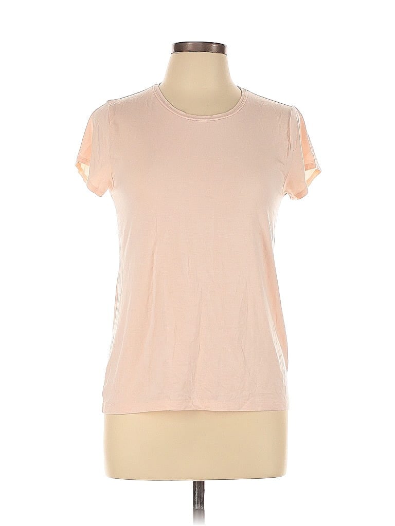 Pre-owned J.crew 365 Short Sleeve T-shirt In Pink