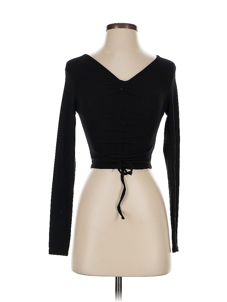 Pre-owned Prettylittlething Long Sleeve T-shirt In Black