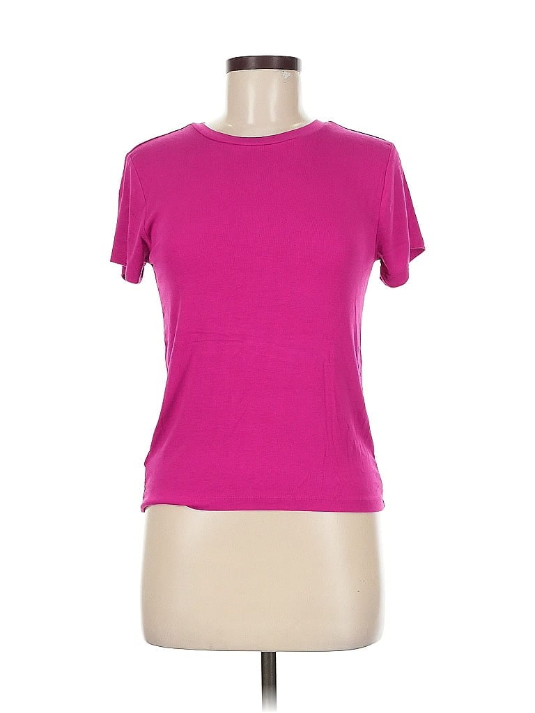 Pre-owned Ann Taylor Loft Active T-shirt In Pink