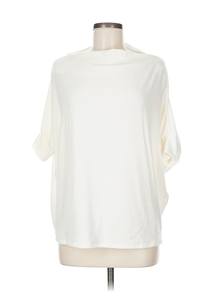 Click to view more detailed imagery on our partner's website Pre-owned Six Fifty 3/4 Sleeve Top Ivory Boatneck Tops In White