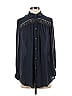 Floreat 100% Rayon Black Long Sleeve Blouse Size XS - photo 1