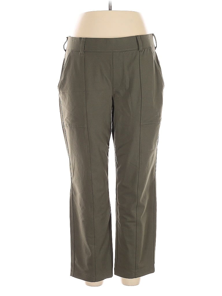 Click to view more detailed imagery on our partner's website Pre-owned Lands' End Casual Pants In Green