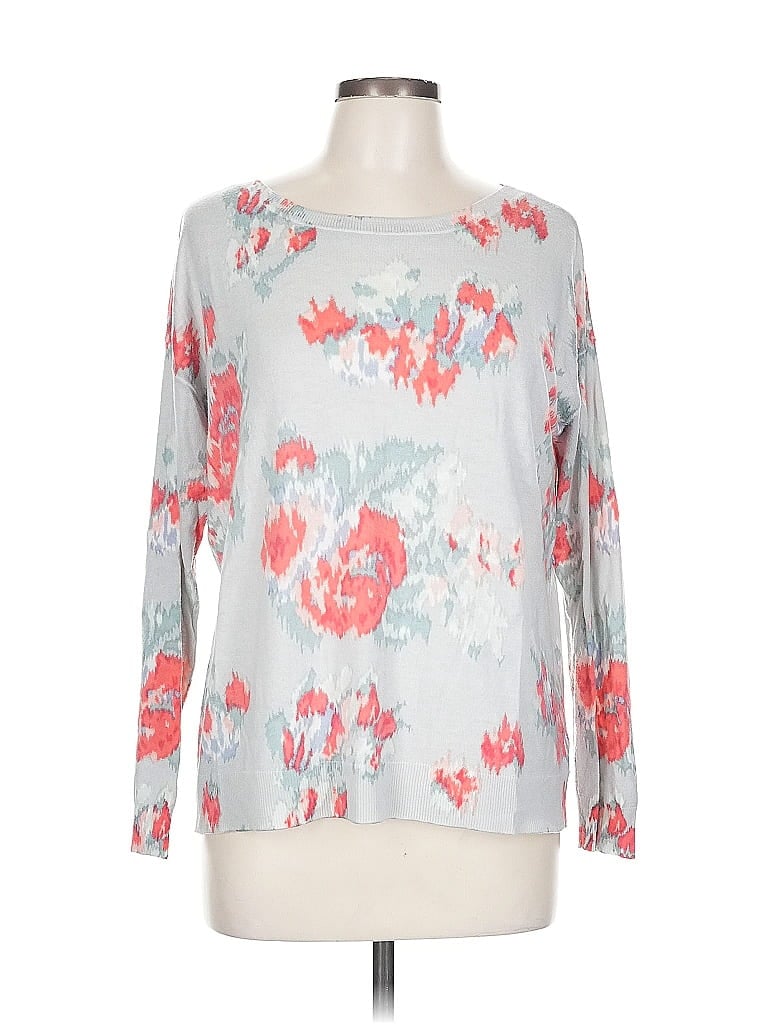 Pre-owned Joie Pullover Sweater In Silver