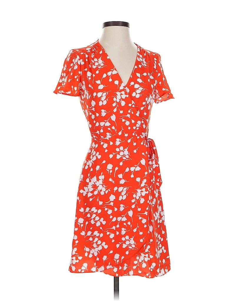 Pre-owned J.crew Factory Store Casual Dress In Orange