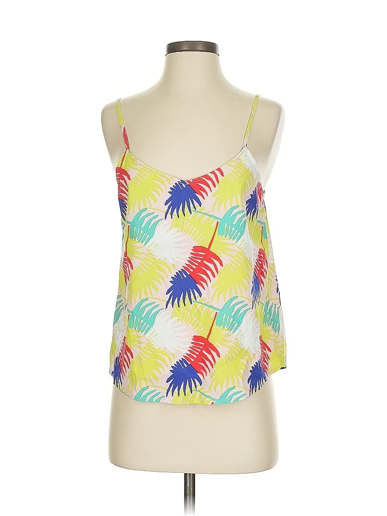 Marine Layer Tank Top Yellow Strapless Neckline Tops In Multi