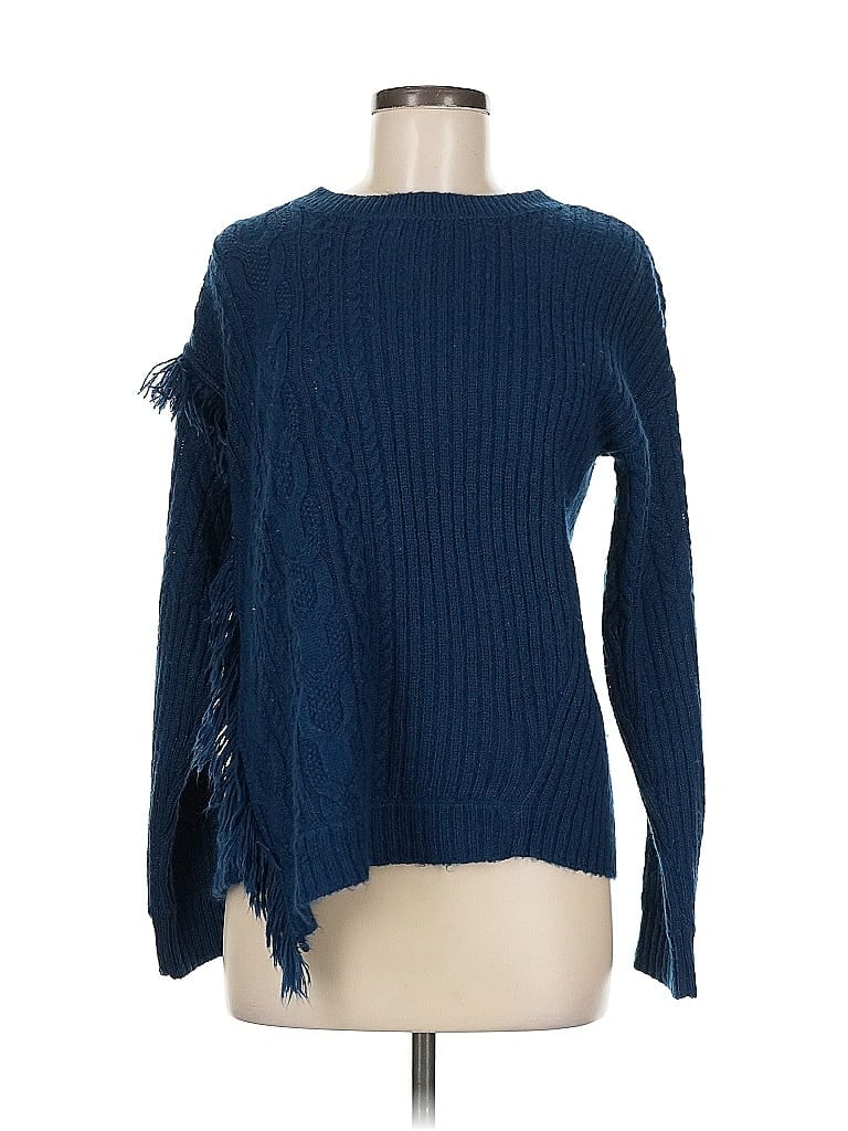 Pre-owned Neiman Marcus Pullover Sweater In Blue