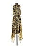 Sam Edelman 100% Polyester Print Yellow Cocktail Dress Size 2 - photo 2