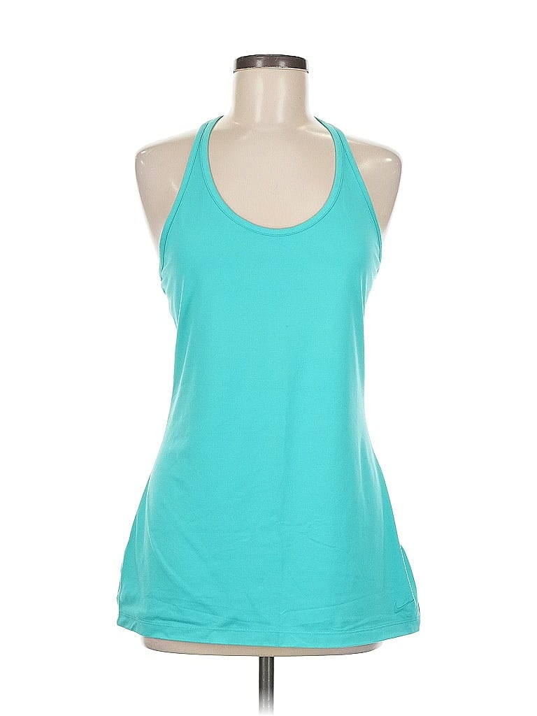 Pre-owned Nike Active Tank Top In Blue