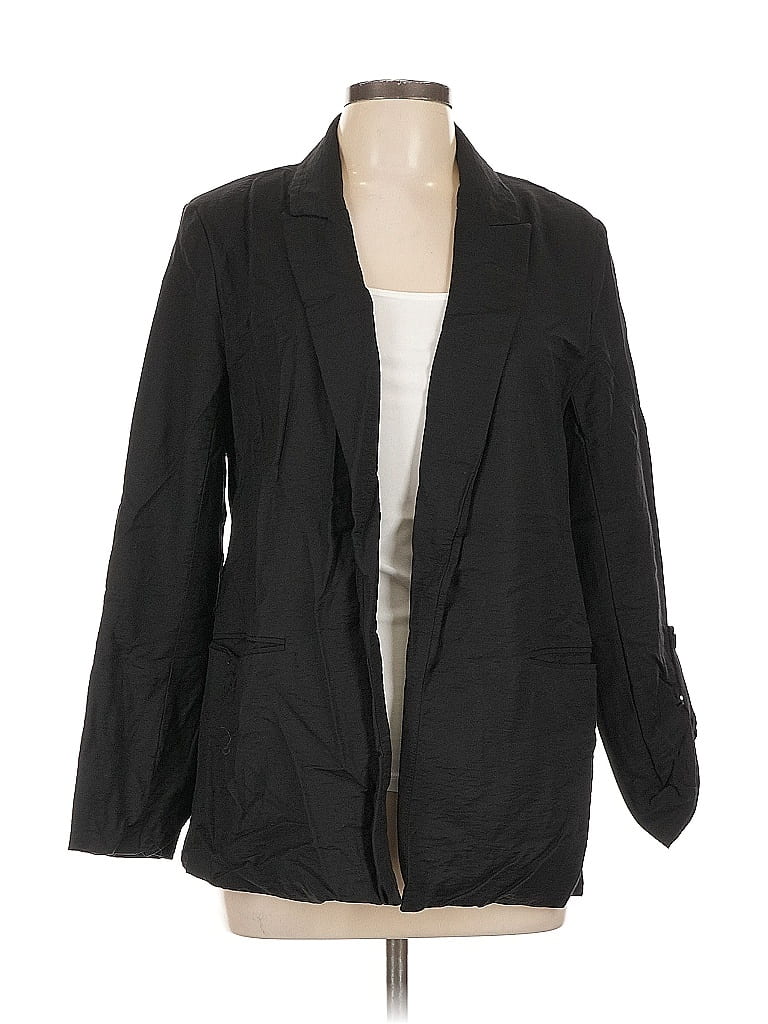 Pre-owned Simply Vera Vera Wang Blazer Jacket In Black