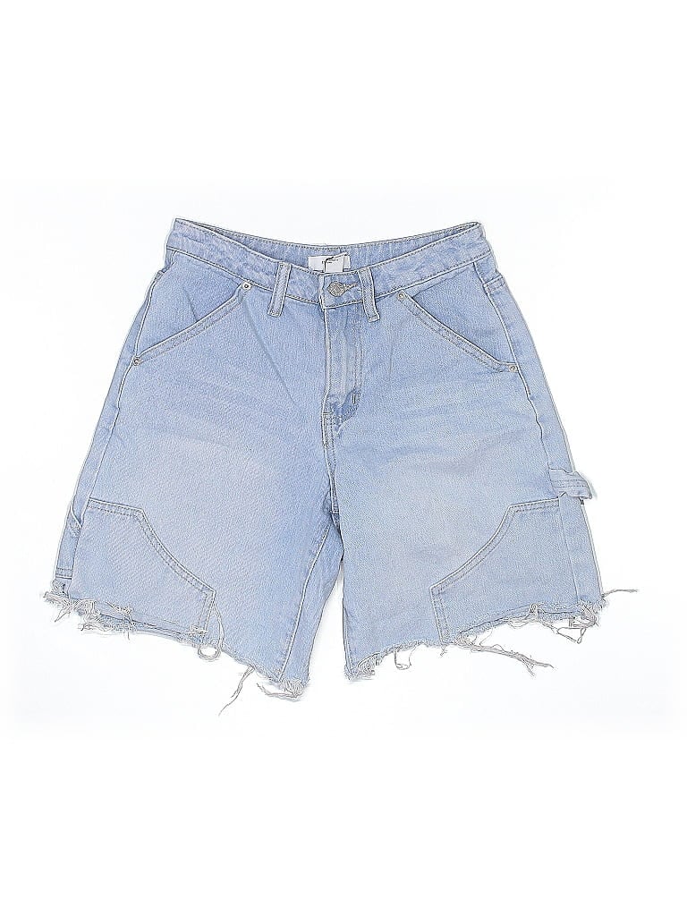 Pre-owned Forever Denim Shorts In Blue