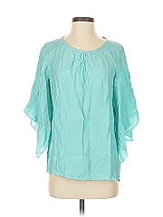 W By Worth 3/4 Sleeve Silk Top