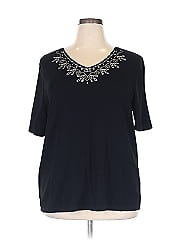 Jm Collection Short Sleeve Top