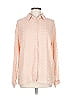 Unbranded 100% Polyester Polka Dots Pink Long Sleeve Blouse Size L - photo 1