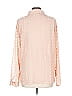 Unbranded 100% Polyester Polka Dots Pink Long Sleeve Blouse Size L - photo 2