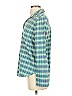 J.Crew 100% Cotton Plaid Teal Long Sleeve Button-Down Shirt Size 2 - photo 5