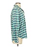 J.Crew 100% Cotton Plaid Teal Long Sleeve Button-Down Shirt Size 2 - photo 4