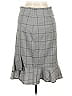 Banana Republic Plaid Gray Formal Skirt Size M (estimated) - photo 2