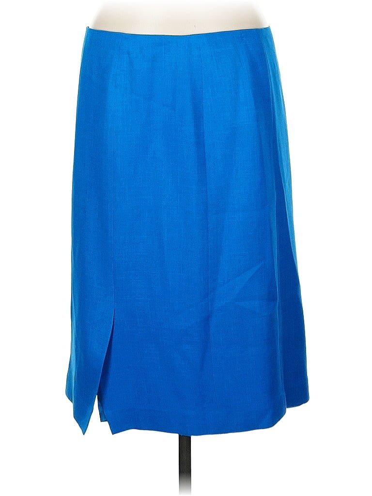 Pre-owned Evan Picone Formal Skirt In Blue